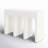 White Wooden Art Deco Arched Cutout Living Room Console Table, 47" x 16" x 32"