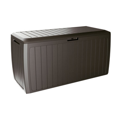 Symple Stuff 114 cm W 290 L Water Resistant Lockable Deck Box with Wheels