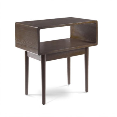 Fuse Midcentury Dark Walnut Side Table