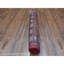 Tapis oriental rouge foncé en laine organique noué à la main 3 pi x 4 pi 10 po Mori Bokara avec motif de médaillons géométriques