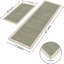 Ensemble de 2 tapis de cuisine Sage Green Boho Elegance, anti-fatigue, imperméables et antidérapants