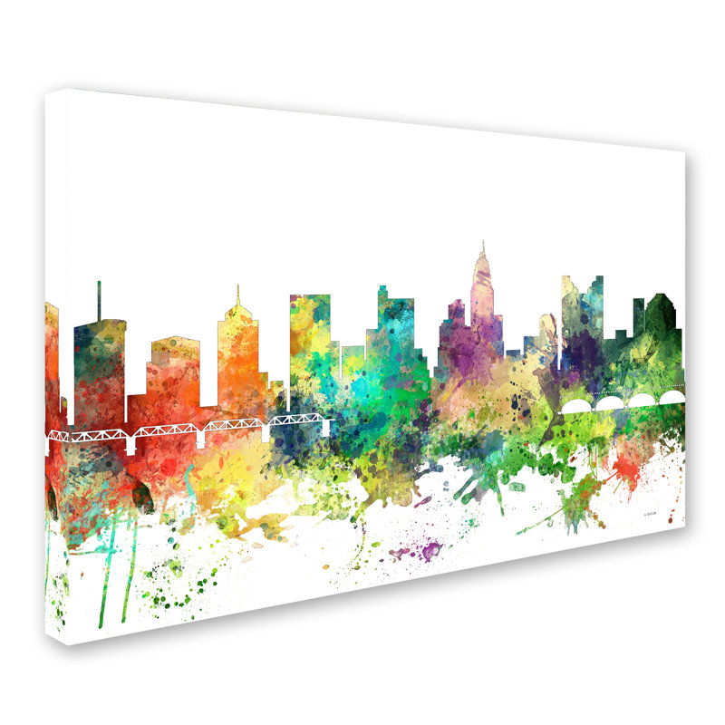 « columbus ohio à l’ohio sp », impression sur toile tendue, H 16 po x l 24 po x P 2 po