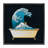 Bathtub with Kanagawa Wave Floating Frame, design by Tobe Fonseca-816191460-816191464