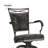 Kazuho Upholstered Metal Swivel Stool-41724729-118018318