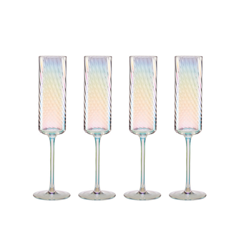Lenox Tuscany Classics Iridescent Flutes, Set Of 4