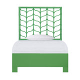Ivy Twin Platform Bed, Citrus Orange