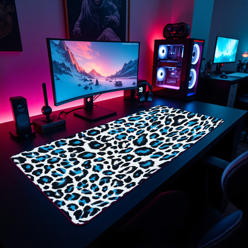 Polyester Desk Pad, 14.4x12.1