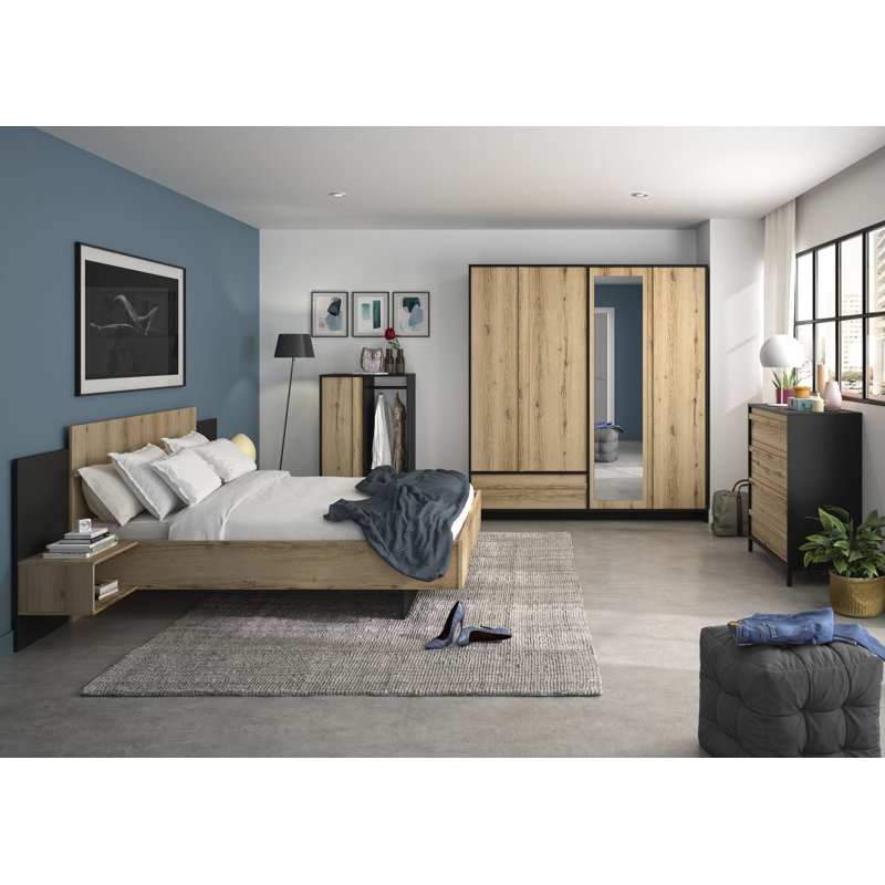 Richason 140 X 190cm Storage Bed