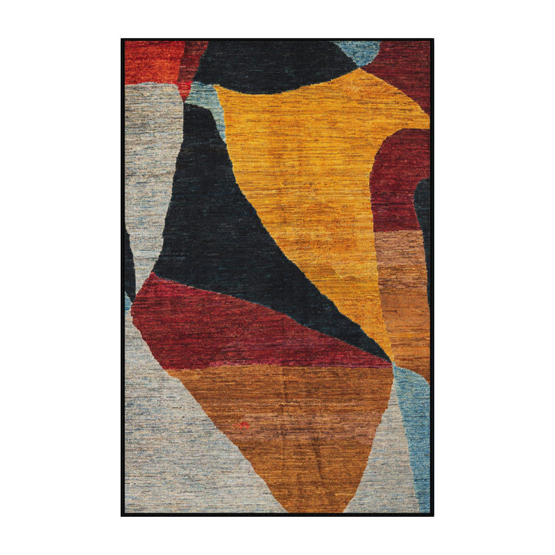 Moin Abstract Indoor Rug, Rectangle 3' x 5'