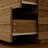 9-Drawer Cabinet with Geometric Embossed Drawer Fronts
