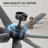 65" Large Outdoor Ceiling Fan With Light And Remote, Smart Ceiling Fan With Alexa/Remote/APP,  7 Sleek ABS Blades, Quiet Reversible DC Motor, 6 - Speed, Ideal For Large Indoor & Outdoor Spaces Like Patio, Porch, Gazebo, Garage, Living Room-1605435355