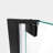 DreamLine Elegance-LS 52.5 - 54.5 inch W x 72 inch H Frameless Pivot Shower Door in Matte Black-121723724-122531095