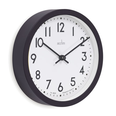 Acctim Elstow Small Kitchen Wall Clock Quartz Retro Style 20cm