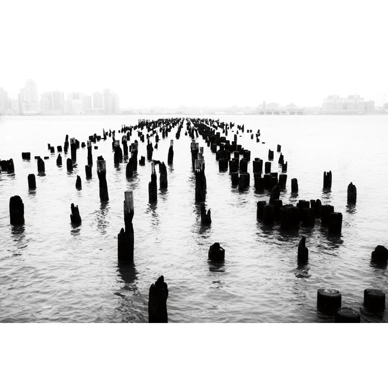 Memory Piers by Aledanda - No Frame Print on Canvas, 30cm H x 46cm W x 3.8cm D