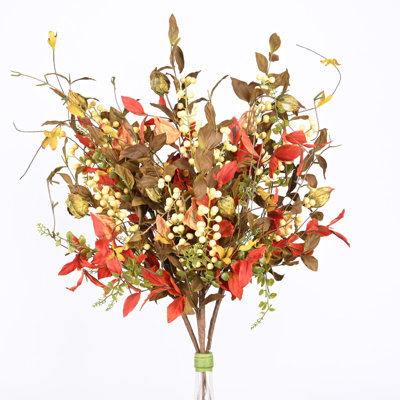 Schaffer Berry Stems Artificial Faux Branches for Vase Filler