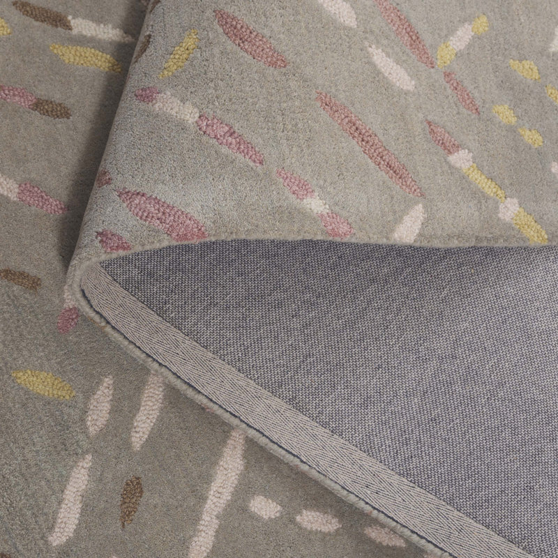 Tapis taupe / rose Metro 252, Rectangle de 5 pi x 8 pi