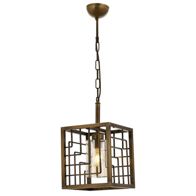 1 - Light Square/Rectangle Pendant