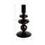 Porte-bougie sculptural en verre avec base arrondie - Porte-bougie de table moderne pour table basse - Porte-bougie décoratif pour n'importe quelle pièce-106710708