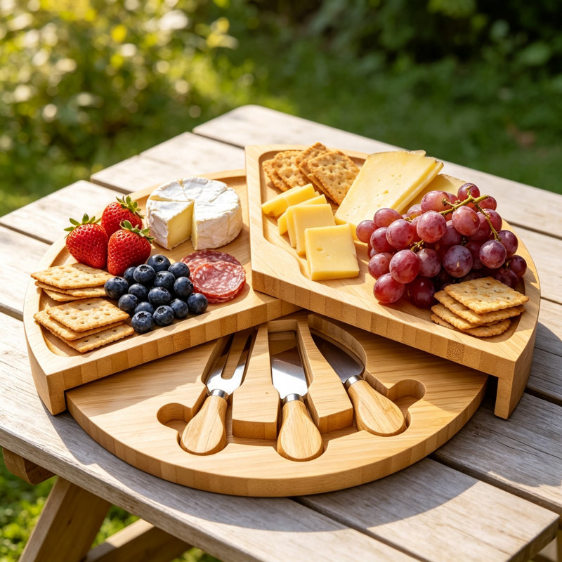 East Urban Home Bamboo Cheese Board