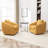 Duston 32'' Wide Upholstered Swivel Chair-2007720883