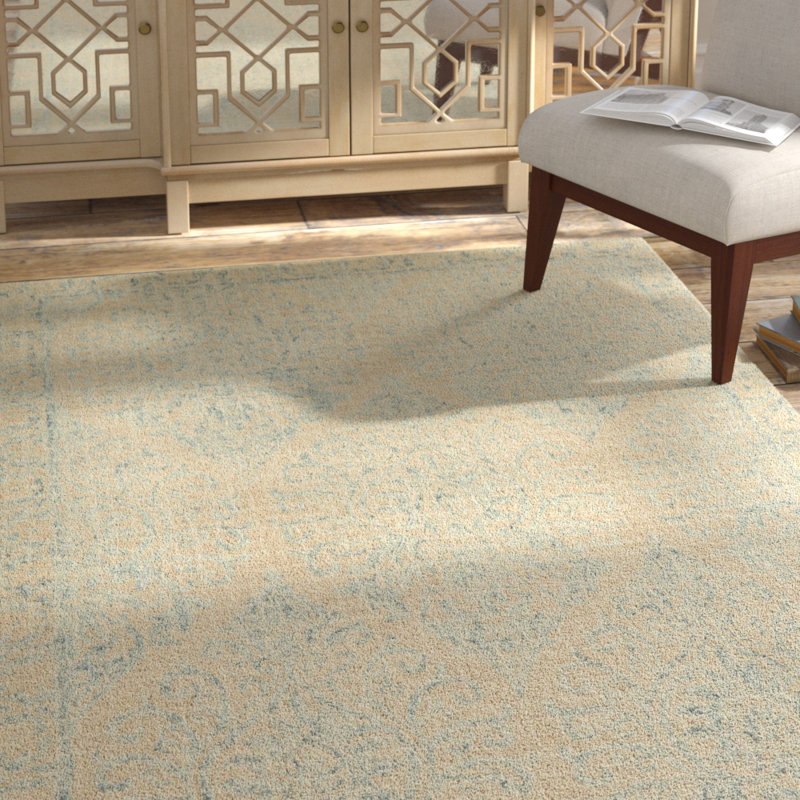 Zeinab Wool Abstract Indoor Rug, Rectangle 3'6" x 5'6"