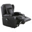 86cm Wide Faux Leather Lift Assist Zero Gravity Recliner with Massager-37674058-37674062