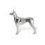 Statue de chien fou