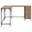 L-Shaped Metal Base Computer Desk-1233730034