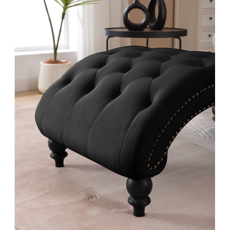Fauteuil inclinable Classical, Black Velvet, Black