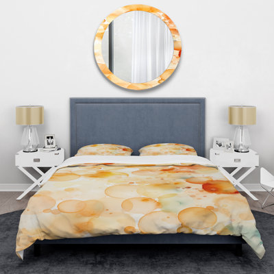 Ensemble de housse de couette Spiral Sunset Reverie I - Abstract Collages