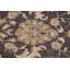 Tapis gris floral en laine noué à la main 8 pi x 9 pi 9 po Floral