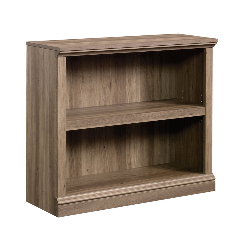 Hartman 29.88" H x 35.25" W Standard Bookcase, Salt Oak