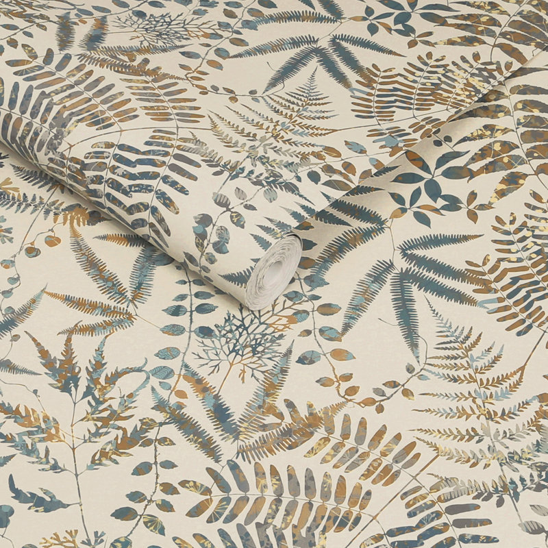Clarissa Hulse Cloud Forest Neptune Wallpaper, Blue/Cream