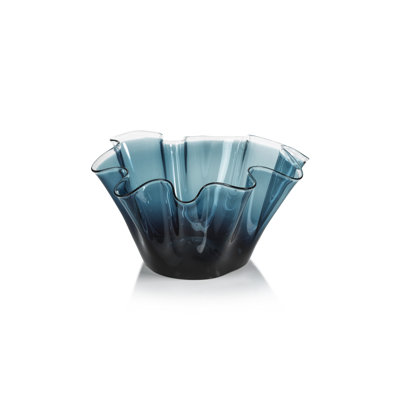 Bol décoratif abstrait en verre Vellerti