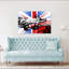 London Pop Art Crocodile Abstract Contemporary Crocodile City Wall Art Print 1 Piece Wrapped Canvas Wall Art-454482043