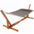 Hamac double matelassé pour 2 personnes avec support de hamac réglable en bois de 12 à 14 pieds