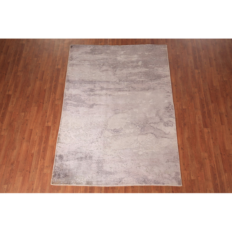 Tapis abstrait en laine Earth Tone