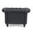 Compact Modern Black Pu Sofas For Living Room