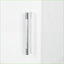 Cabinets Modern White 2-Door Storage Cabinet with 3 Fixed Shelves | Minimalist | Kitchen-1456794668