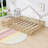 Wooden Low-Floor Bed With Enclosed Fence Design And Door-139429426-139429455