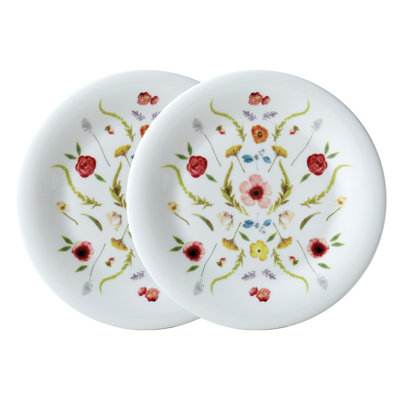 Assiette à salade en porcelaine tendre scandinave 8,5 po