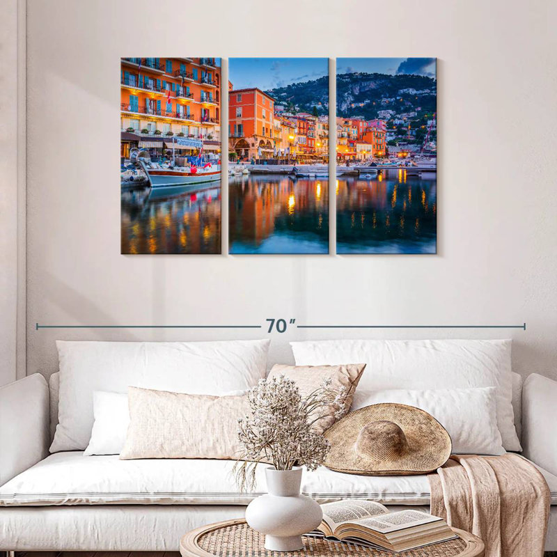 Rorry Villefranche Sur Mer Harbor, 28" H x 45" W