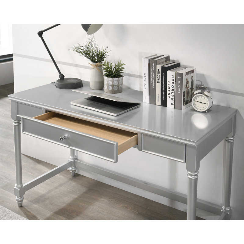 Eunie Solid Wood Base Writing Desk