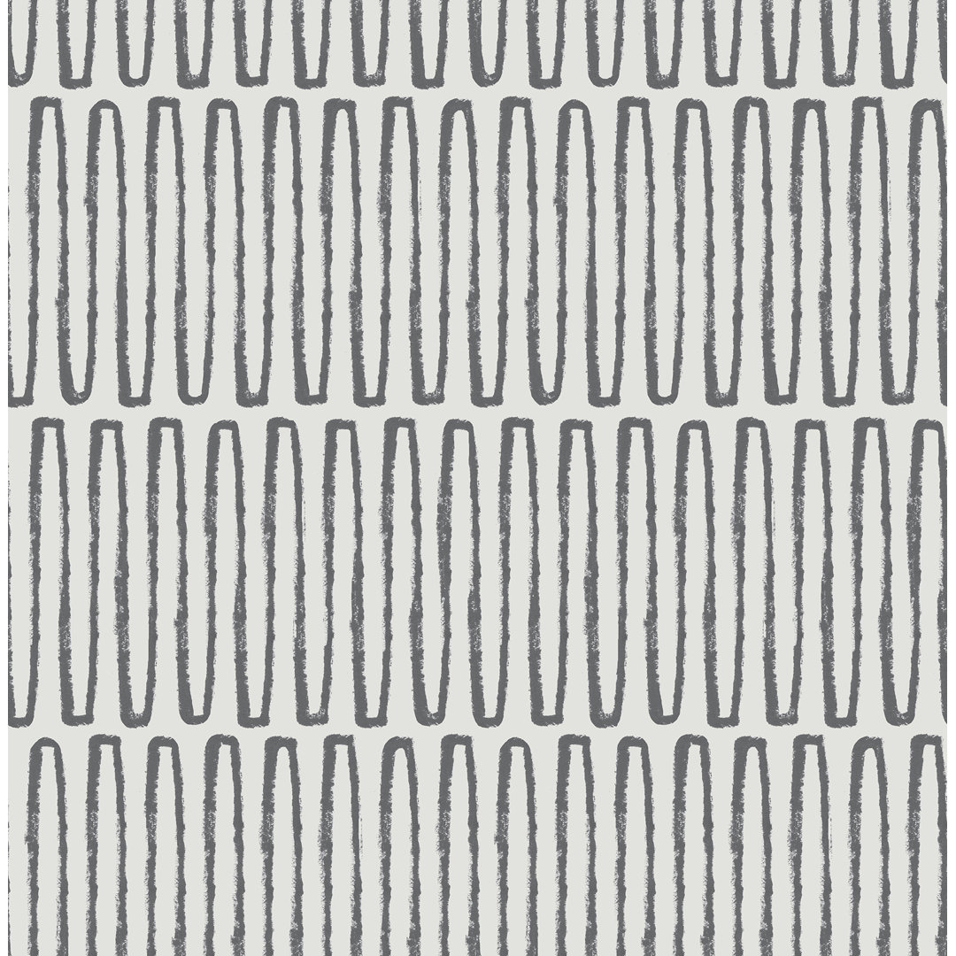 Tiberias Charcoal Peel and Stick Wallpaper Joss & Main