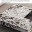Table basse carrée en marbre de style luxueux-956682838