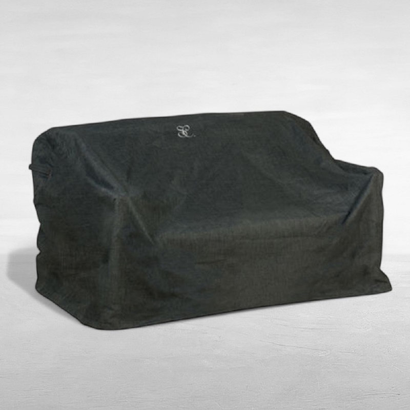 Housse de canapé de patio résistante à l'eau avec 4 ans, H 34 po x l 78 po x P 35 po