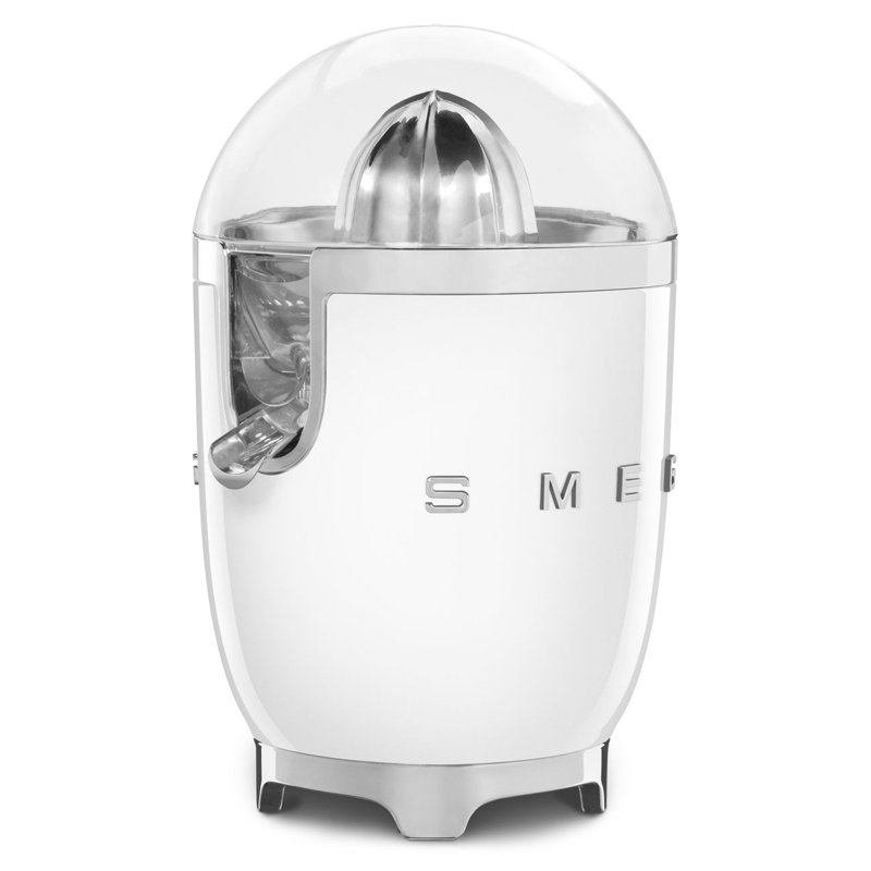 SMEG 50's Retro Style Aesthetic Citrus Juicer, White