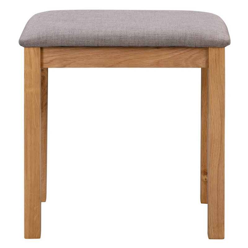 Rugby Solid Wood Accent Stool