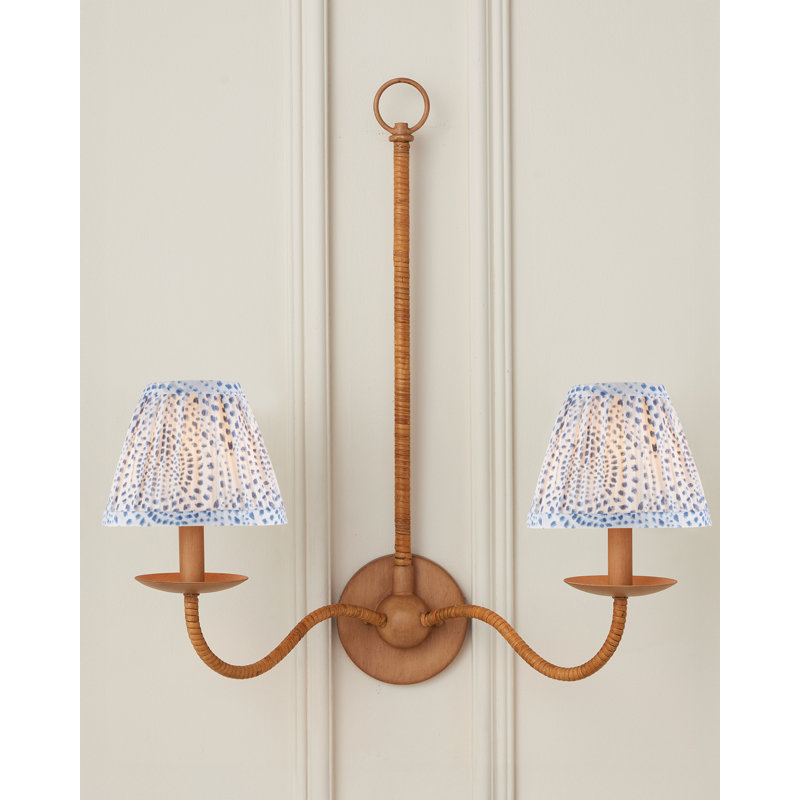 Lenore Empire Chandelier Shade, Blue