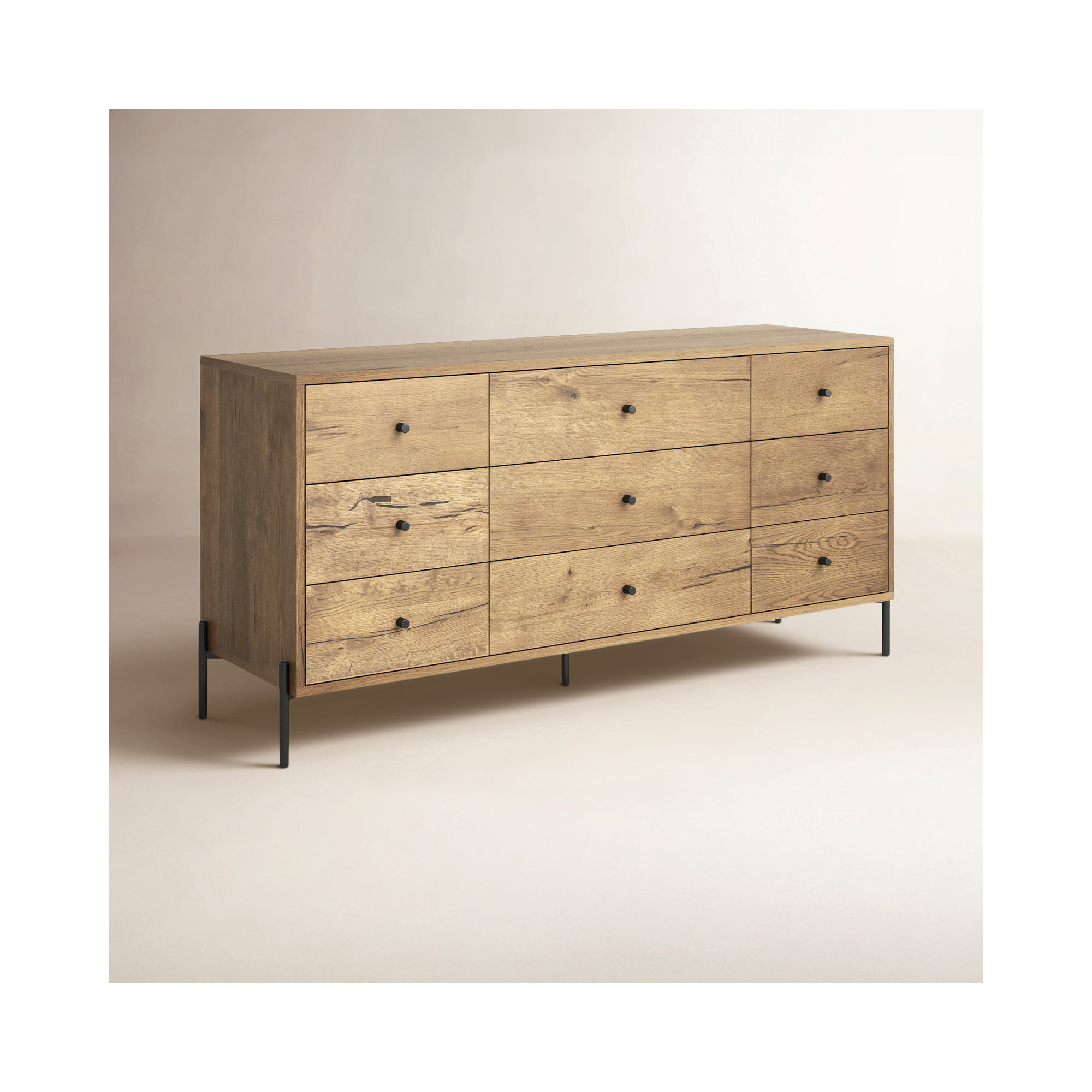 Aceton 9 - Drawer Double Dresser